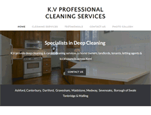 Tablet Screenshot of kv-cleaningservices-uk.org